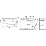 Раковина-столешница LAUFEN IL BAGNO ALESSI ONE 120x50 полочка слева 8.1497.4.400.104.1